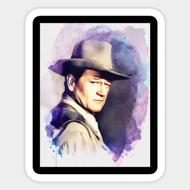 John_Wayne Sticker by Anung